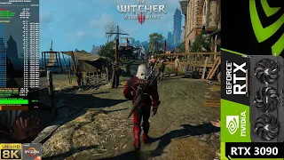 The Witcher 3 Ultra Settings 8K | RTX 3090 | Ryzen 3950X OC