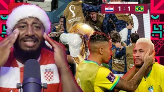 Marquinhos Miss! Livakovic Saves! Croatia vs Brazil Penalty Shootout Reaction | 2022 FIFA World Cup