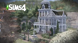 Paranormal Victorian Home | The Sims4 Stop Motion Build | NoCC |【シムズ４建築】