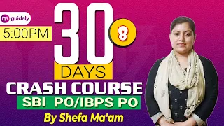 SBI PO/IBPS PO 2021 | English | 30 Days Crash Course to Crack Exam| Day #8
