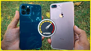 iPhone 7 Plus VS iPhone 12 Pro Max Speed Test 2021 🔥🔥🔥