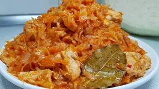 Ну, оОчень вкусная   Тушеная КАПУСТА с Мясом!