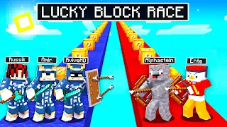WASSERKRIEGER VS ALPHA CLAN Minecraft LUCKY BLOCK RACE