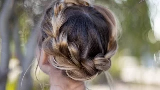 Pull Thru Crown Braid | Updo | Cute Girls Hairstyles