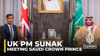 British Prime Minister has held talks with Saudi Arabia's Crown Prince in Riyadh after Israel visit