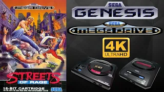 Streets of Rage | Ultra HD 4K/60fps🔴| GENESIS/MEGA DRIVE | Full Longplay Walkthrough No Commentary