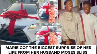 Moses bliss suprise his wife Marie, he celebrates a massive win for himself