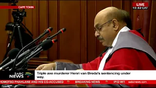 3 life sentences handed down to Henri van Breda