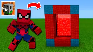 you HAVE to build SPIDER MAN PORTAL in Craftsman Building Craft