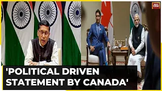 Allegations Raised By Trudeau Rejected By PM Modi, Political Driven Statement By Canada: MEA