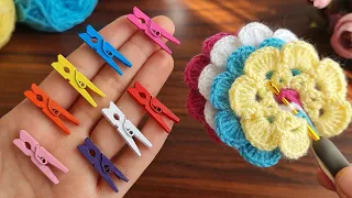 Wow!! Super easy,very useful crochet keychain sell and give ✔️ How to make easy idea crochet