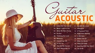 Best Guitar Acoustic Love Songs Collection - English Acoustic Cover of Popular Songs Of All Time