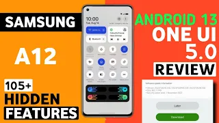 Samsung A12 : OneUI 5.0 Android 13 Features Review| 105+ Hidden Features| New Software Update A12