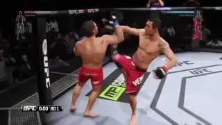 UFC 179: Jose Aldo vs Chad Mendes Round 1 (EA Sports UFC Simulation)
