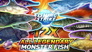 【釣魚大亨 Fishing Strike】 All Legendary Monster fish 传说中的怪物鱼