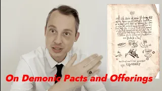 On Demonic Pacts and Offerings (Magic Theory)