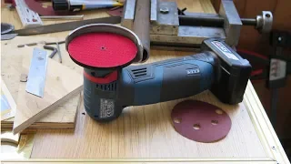 апгрейд: самодельный опорный диск на липучке Ø 76 мм для Bosch GWS 12-76 V-EC