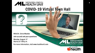 COVID-19 Virtual Town Hall – August 17, 2020