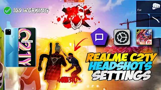 Realme C21Y⚡DPI Settings⚙️Free Fire 100% Working Try Settings || Rahul FreeFire