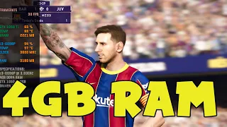 PES 2021 on 4GB RAM (eFootball PES 2021 tested)