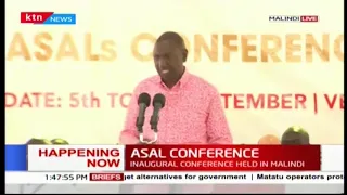 Deputy President William Ruto speaks at ASAL conference in Malindi