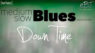 Medium Slow Blues Backing Track in A Major | 65 bpm [NO BASS]