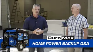 DuroMax Home Power Backup Questions Video