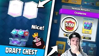 CHAMPION UND MASTER II DRAFT CHEST OPENING!!! | 2 LEGENDARIES?! | CLASH ROYALE