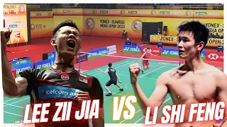 LEE ZII JIA VS LI SHI FENG:YONEX SUNRISE INDIA OPEN 2023 | R16