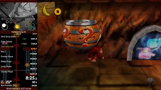 Donkey Kong 64 Any% Speedrun in 24:42