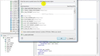 ABAP in Eclipse Tutorials - Searching for ABAP Development Objects