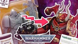 From Mcfarlane Primaris Action Figure to Warhammer 40000 Chaos Space Marine! Sculpting and painting