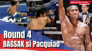 'ROUND 4' BAGSAK si Pacquiao  (Buakaw VS Pacquiao) #breakingnews #viralnews#news#boxingnews #gmanews