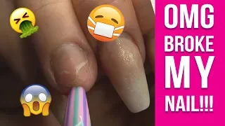 OMG! I BROKE A NAIL!  Let's Fix It!