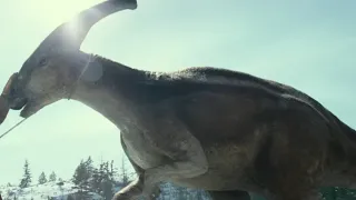 Jurassic World Dominion: Trailer - Parasaurolophus Screen Time