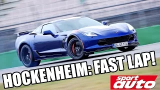 Corvette C7 Grand Sport: So schnell wie ein GT3 RS! Full Lap Hockenheim onboard | sport auto