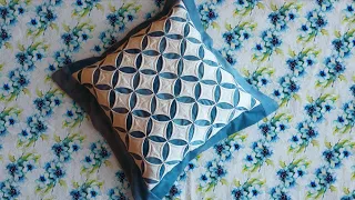 Cathedral window cushion tutorial: the easy way!