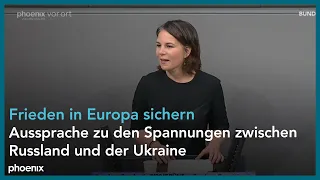 Bundestag: Aussprache zu den Spannungen zwischen Russland und der Ukraine