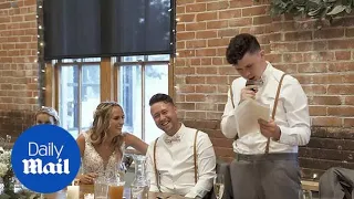 Autistic brother leaves everyone in tears with best man speech