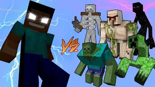 Herobrine PC Vs. Mutant Monsters in Minecraft