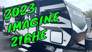 NEW 2023 GRAND DESIGN IMAGINE XLS 21BHE TRAVEL TRAILER Dodd RV BUNK BEDS MURPHY BED WALKTHROUGH