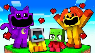 Having a SMILING CRITTERS FAMILY in Minecraft!