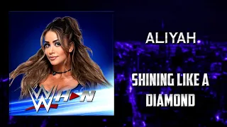 WWE: Aliyah - Shining Like A Diamond [Entrance Theme] + AE (Arena Effects)