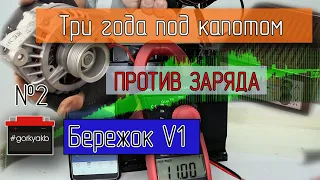 Три года генератора против Бережок V1. Аккумулятор АКОМ 55Ач 425CCA (En). Часть №2.