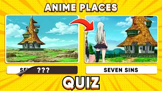 ANIME PLACES QUIZ ⛩🛤| Guess the animes | Anime quiz