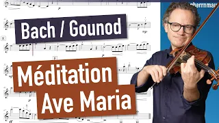 Bach / Gounod: Méditation - Ave Maria | Violin Sheet Music