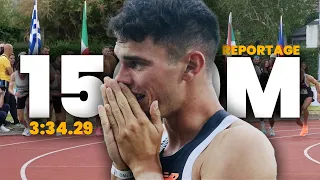 3:34.29 au 1500m - Reportage avec Romain MORNET