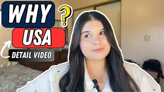 Why do you want to study in *USA* | DETAIL VIDEO ✅ #f1visainterview #usavisa #studentvisa