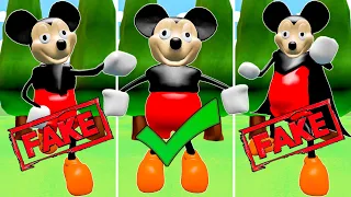 WHO IS FAKE? from NEW 3D SANIC CLONES MEMES in Garry's Mod! (MICKEY MOUSE)