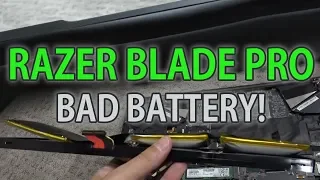 Razer Blade Pro Laptop (2016) Battery Bloat Replacement